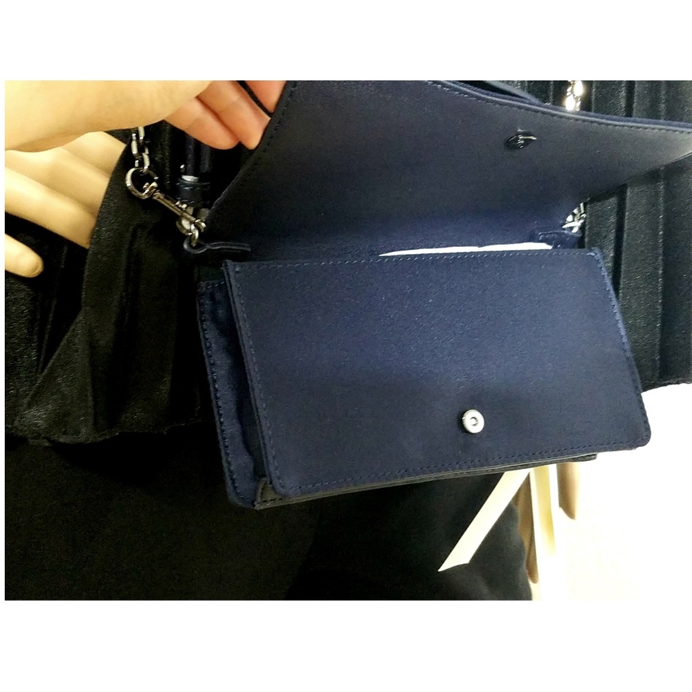 NWT Tory Burch Cleo Embellished Fold-Over Clutch - Picture 6 of 8